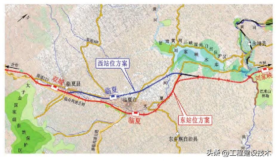 临夏铁路最新规划图，构建区域交通枢纽的新蓝图